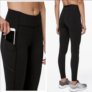 Lululemon speed up tight black leggings